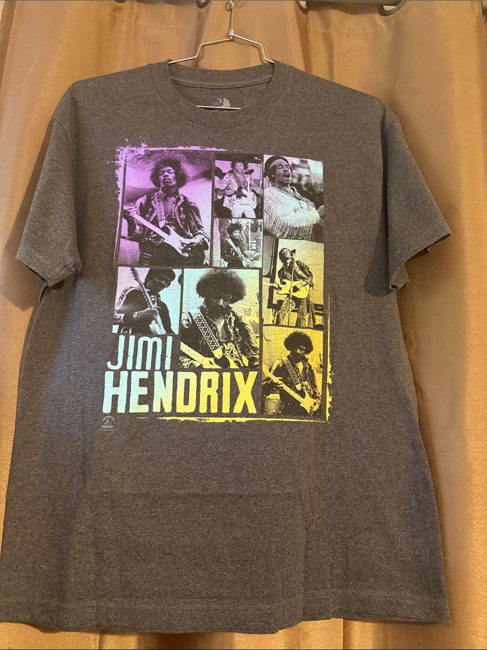 Jimi Hendrix (authentic Hendrix brand )Graphic Tee - Dark Gray